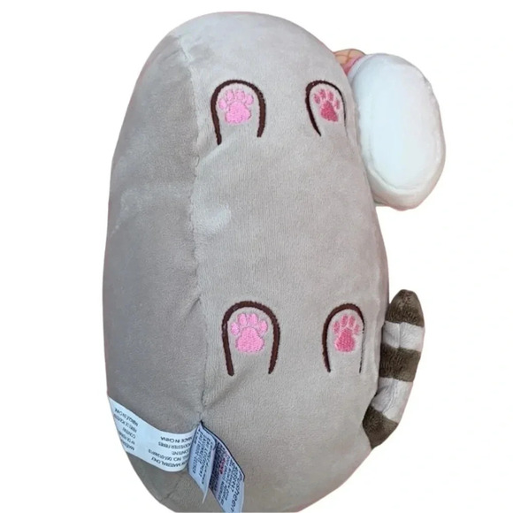 GUND PUSHEEN with Ice Cream Sundae 10" Plush Stuffed Toy - Picture 3 of 5